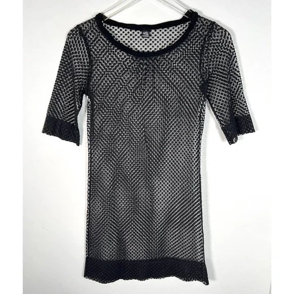 Only Hearts | Swim | Only Hearts Sheer Mesh Dotted Beach Cover Up Dress S Black Cotton Nylon Blend | Poshmark Only Hearts | Swim | Only Hearts Sheer Mesh Dotted Beach Cover Up Dress S Black Cotton Nylon Blend | Poshmark